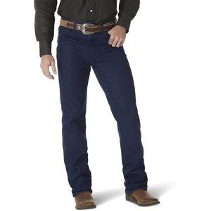Wrangler Men's Cowboy Cut Slim Fit Stretch Boot Cut Jean Indigo Stretch …
